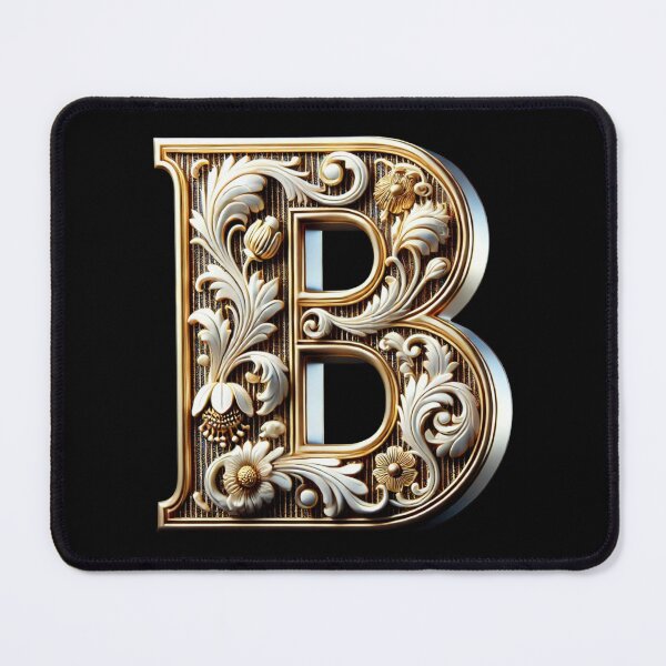 Item preview, Elegant Gold Letter B (new 2) - Luxurious Monogram Design for a Timeless Touch designed and sold by Blendfactor.