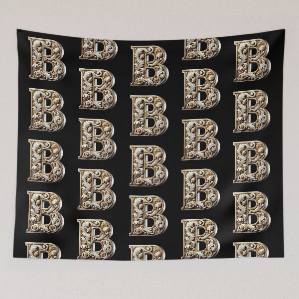 Item preview, Elegant Gold Letter B (new 2) - Luxurious Monogram Design for a Timeless Touch designed and sold by Blendfactor.