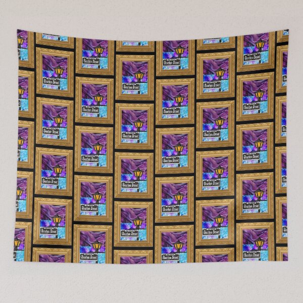 Item preview, Purple Framed Bourbon Street Lamp Post designed and sold by artbyomega.