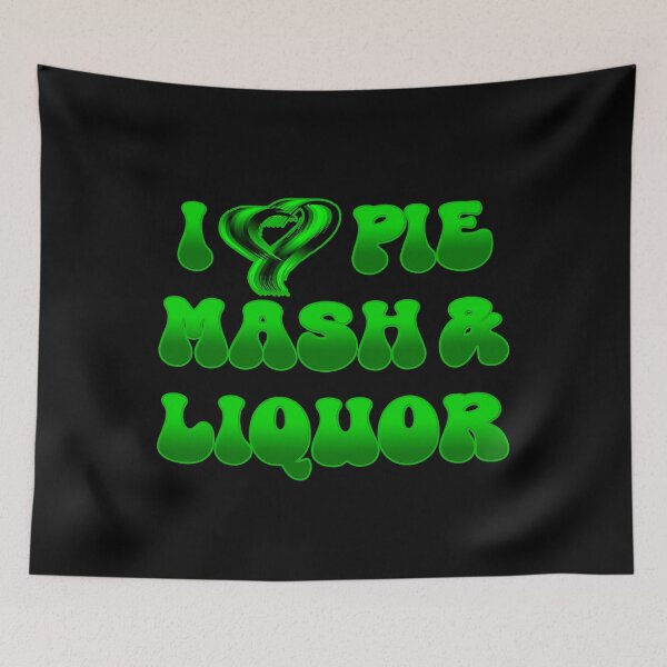 Item preview, I Love Traditional London Pie, Mash & Liquor V5a designed and sold by RetrospectUK.