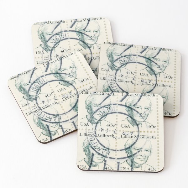 Item preview, Block of four postage stamps with image of Lillian M. Gilbreth  designed and sold by Photopat.