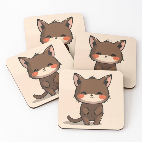 Item preview, Adorable Chibi Creatures Cute Whimsical Illustrations Kawaii Art designed and sold by ART ATTACK ZONE.