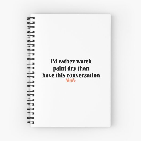 Item preview, Id rather watch paint dry designed and sold by WhimWiz.