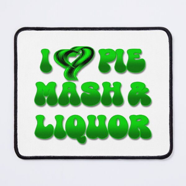 Item preview, I Love Traditional London Pie, Mash & Liquor V5b designed and sold by RetrospectUK.
