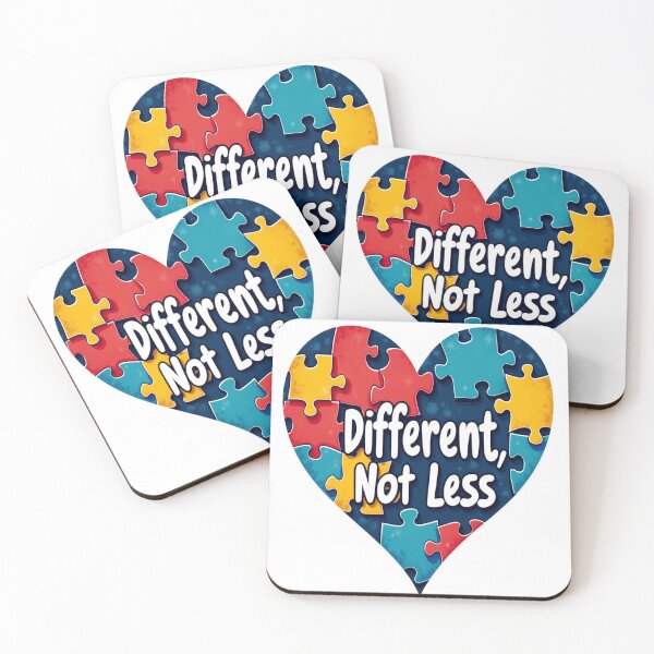 Item preview, Colorful Autism Awareness Heart Puzzle Design designed and sold by ibobo4656.