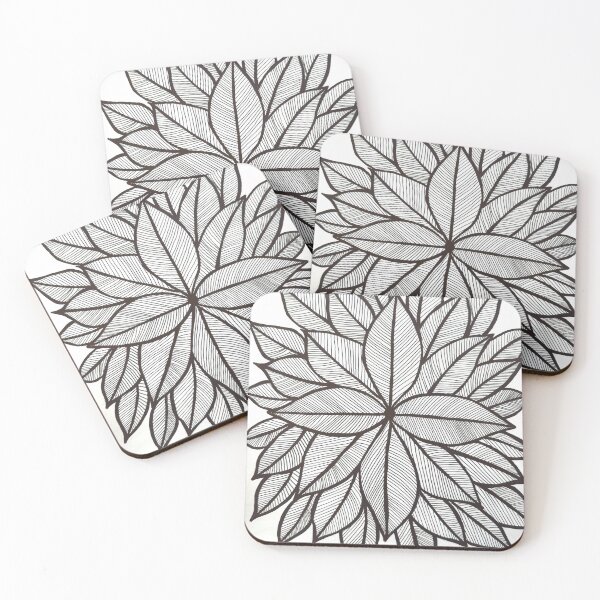 Item preview, Simple Flower Pattern designed and sold by ChalarieArt.