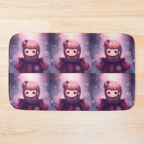 Item preview, Girl Chibi Creatures Cute Whimsical Illustrations Kawaii Art designed and sold by ART ATTACK ZONE.