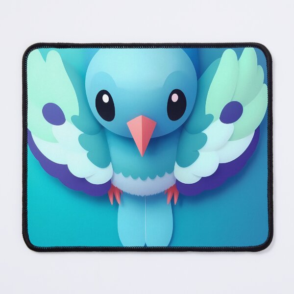 Item preview, Bird Chibi Creatures Cute Whimsical Illustrations Kawaii Art designed and sold by ART ATTACK ZONE.