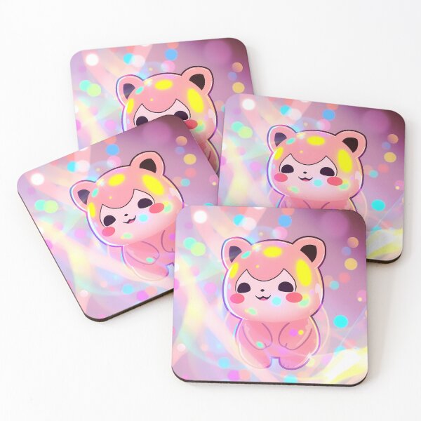 Item preview, Rainbows Chibi Creatures Cute Whimsical Illustrations Kawaii Art designed and sold by ART ATTACK ZONE.