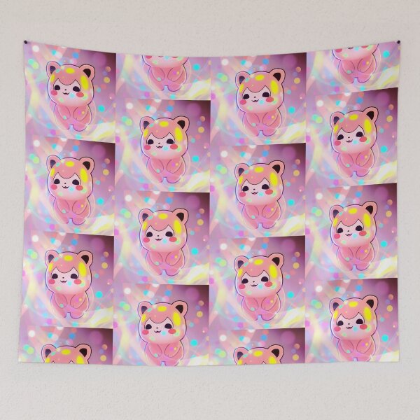 Item preview, Rainbows Chibi Creatures Cute Whimsical Illustrations Kawaii Art designed and sold by ART ATTACK ZONE.
