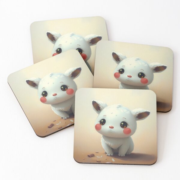 Item preview, Cyberpunk Chibi Creatures Cute Whimsical Illustrations Kawaii Art designed and sold by ART ATTACK ZONE.