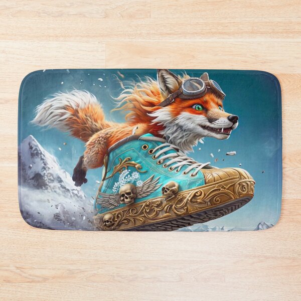 Item preview, Fox Enjoying Winter Fun designed and sold by M-Y-A-R-T-.