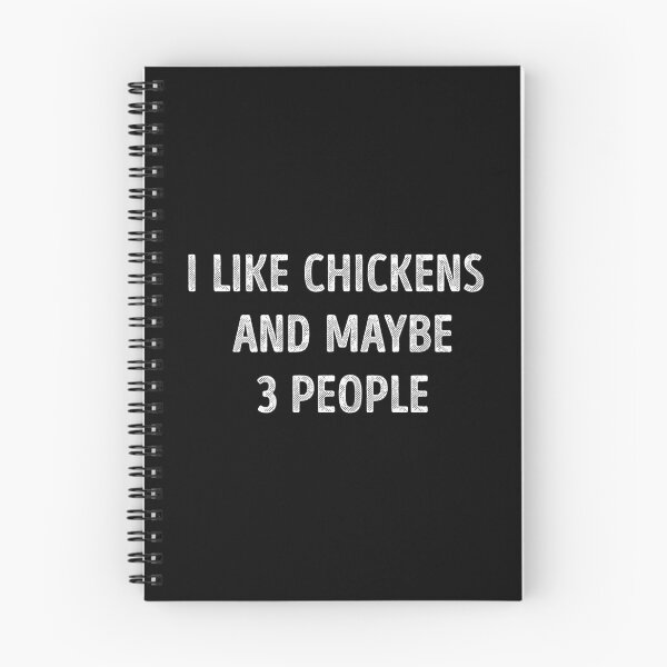 Item preview, I Like Chickens And Maybe 3 People Funny Chicken Lover designed and sold by RareBunny.