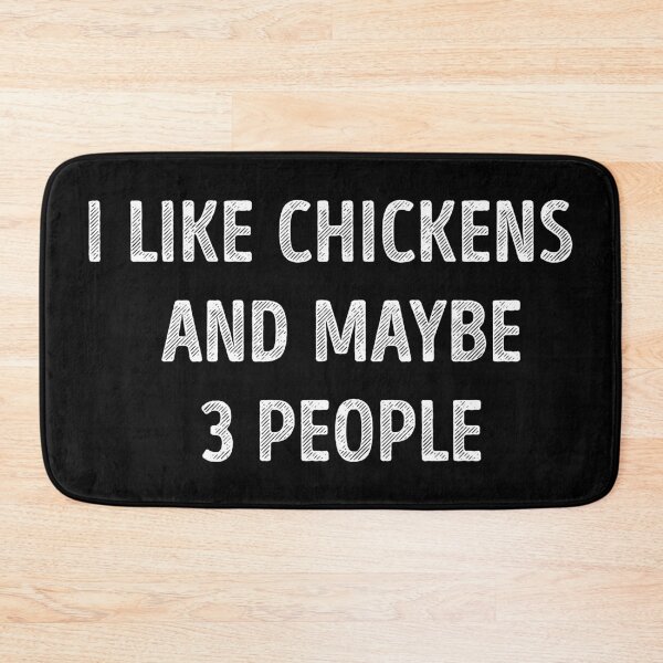 Item preview, I Like Chickens And Maybe 3 People Funny Chicken Lover designed and sold by RareBunny.