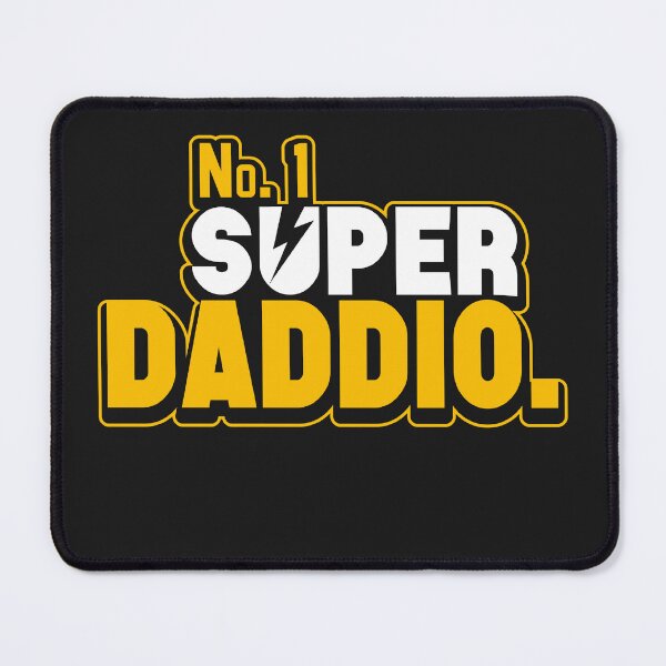 Item preview, Super DADDIO T-SHIRT funny novelty dad daddy designed and sold by StreetArtPro.