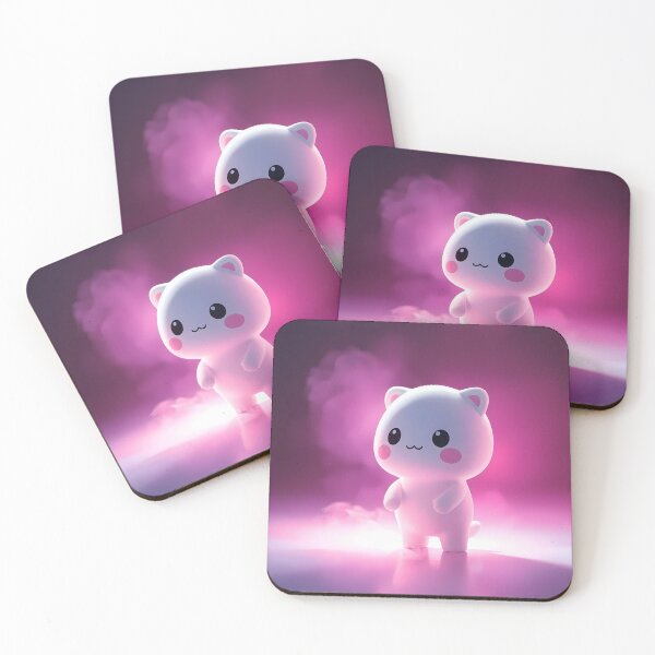 Item preview, Bear Chibi Creatures Cute Whimsical Illustrations Kawaii Art designed and sold by ART ATTACK ZONE.