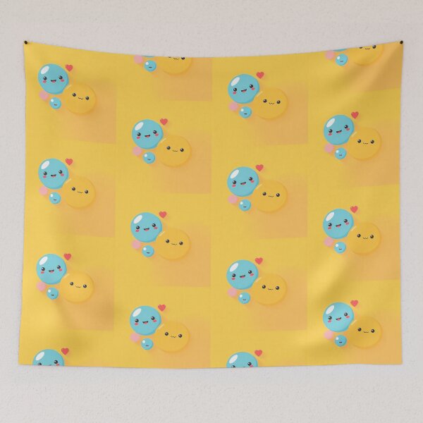 Item preview, Welcome Chibi Creatures Cute Whimsical Illustrations Kawaii Art designed and sold by ART ATTACK ZONE.