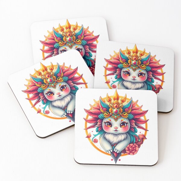 Item preview, Devil Chibi Creatures Cute Whimsical Illustrations Kawaii Art designed and sold by ART ATTACK ZONE.