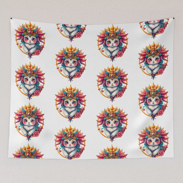Item preview, Devil Chibi Creatures Cute Whimsical Illustrations Kawaii Art designed and sold by ART ATTACK ZONE.