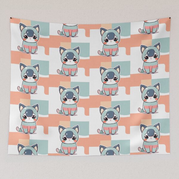 Item preview, Champion Chibi Creatures Cute Whimsical Illustrations Kawaii Art designed and sold by ART ATTACK ZONE.