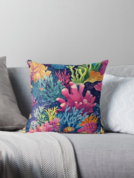 Item preview, colorful coral reefs pattern 2 designed and sold by Ellishya's Art Item.