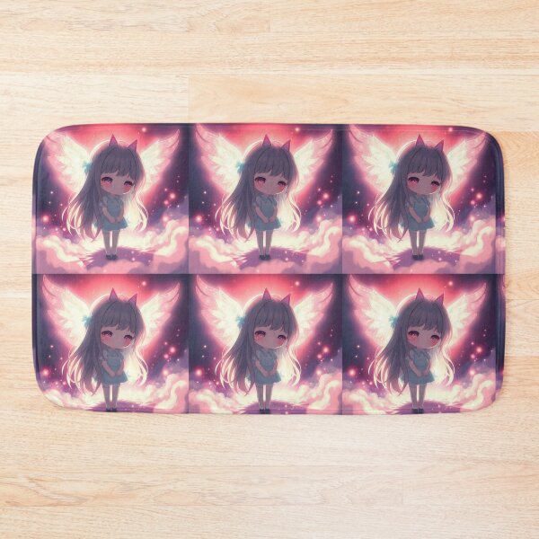 Item preview, Angel Chibi Creatures Cute Whimsical Illustrations Kawaii Art designed and sold by ART ATTACK ZONE.