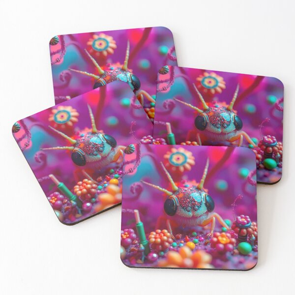 Item preview, Colorful Chibi Creatures Cute Whimsical Illustrations Kawaii Art designed and sold by ART ATTACK ZONE.