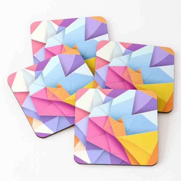 Item preview, Geometric Chibi Creatures Cute Whimsical Illustrations Kawaii Art designed and sold by ART ATTACK ZONE.