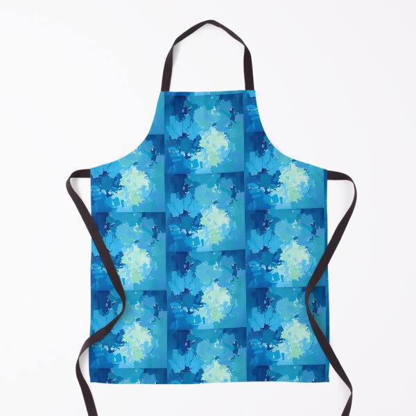 Item preview, Blue Vibes Abstract Cute Whimsical Illustrations Kawaii Art designed and sold by ART ATTACK ZONE.