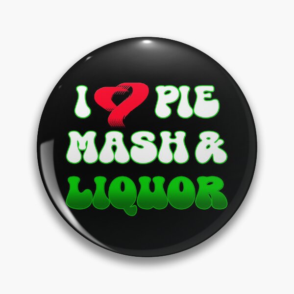 Item preview, I Love Traditional London Pie, Mash & Liquor V6a designed and sold by RetrospectUK.