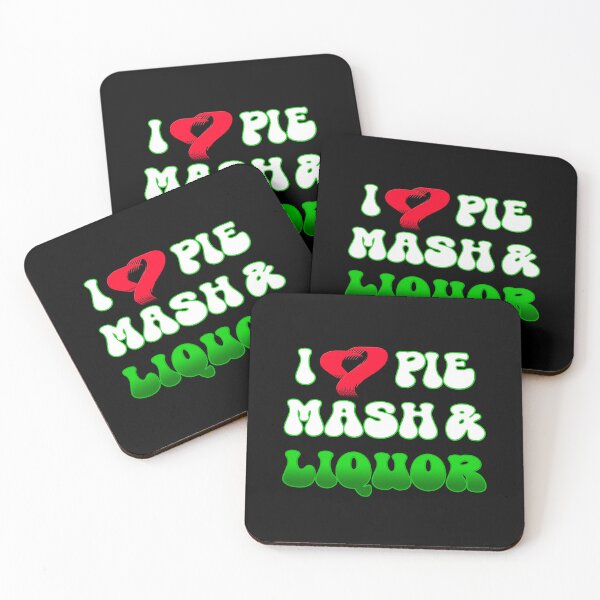 Item preview, I Love Traditional London Pie, Mash & Liquor V6a designed and sold by RetrospectUK.