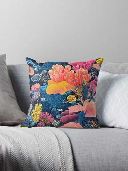 Item preview, colorful coral reefs pattern 3 designed and sold by Ellishya's Art Item.