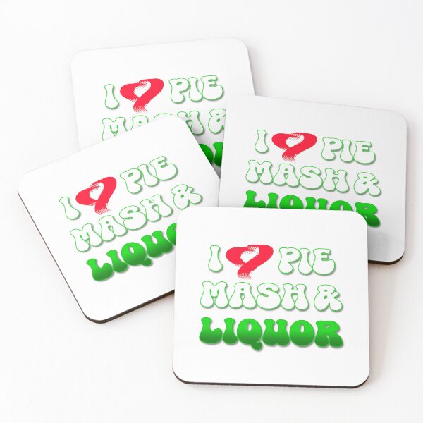 Item preview, I Love Traditional London Pie, Mash & Liquor V6b designed and sold by RetrospectUK.