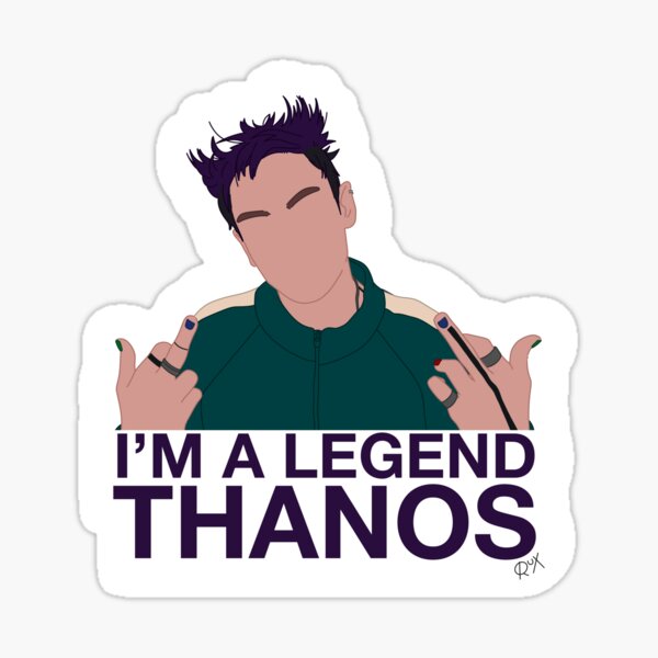 Item preview, I’m a legend THANOS ~Squid game  designed and sold by Ruxandas.