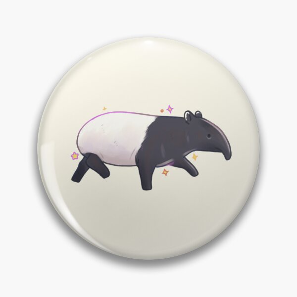 Item preview, Malayan Tapir illustration  designed and sold by Mayarartsy.