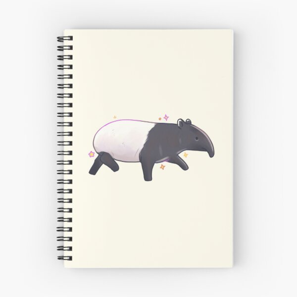 Item preview, Malayan Tapir illustration  designed and sold by Mayarartsy.