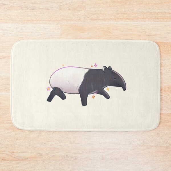 Item preview, Malayan Tapir illustration  designed and sold by Mayarartsy.