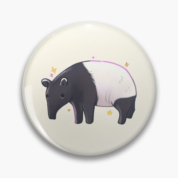 Item preview, Cute Malayan Tapir illustration  designed and sold by Mayarartsy.