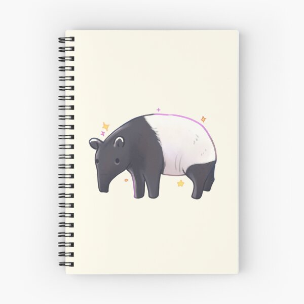 Item preview, Cute Malayan Tapir illustration  designed and sold by Mayarartsy.
