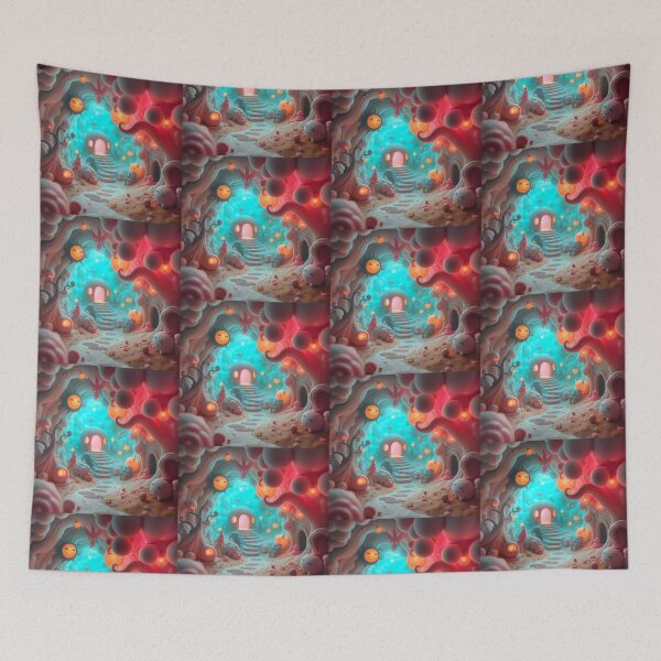 Item preview, 3d World Creatures Cute Whimsical Illustrations Kawaii Art designed and sold by ART ATTACK ZONE.