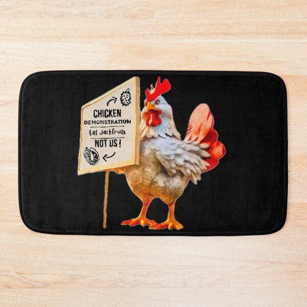 Item preview, Chicken Demonstration Eat Jackfruits not us! designed and sold by asanaworld.