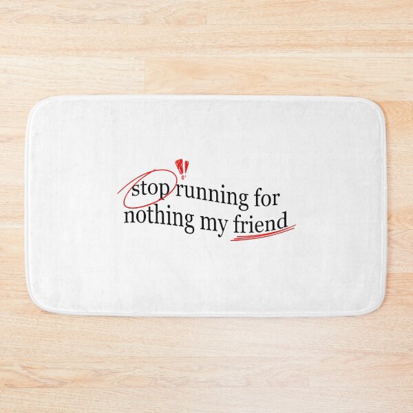 Item preview, Paradise lyrics | Stop running for nothing my friend | BTS designed and sold by WarmlyArts.