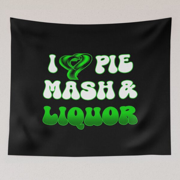 Item preview, I Love Traditional London Pie, Mash & Liquor V7a designed and sold by RetrospectUK.