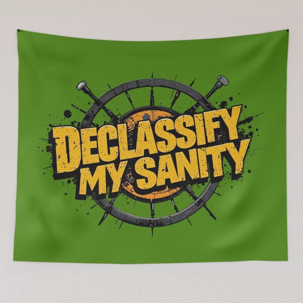 Item preview, Funny Conspiracy Theory Declassify My Sanity Humor Gift designed and sold by BorgSpareParts.