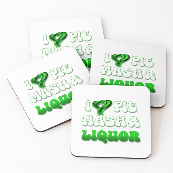 Item preview, I Love Traditional London Pie, Mash & Liquor V7b designed and sold by RetrospectUK.