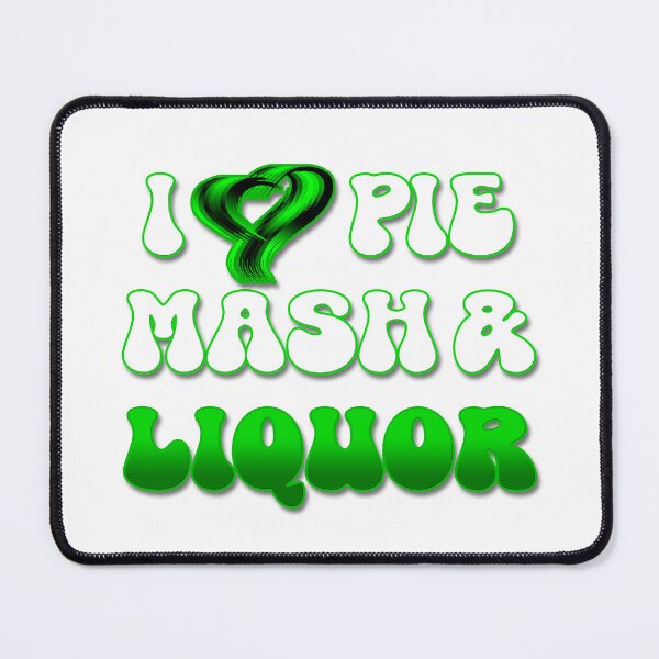 Item preview, I Love Traditional London Pie, Mash & Liquor V7b designed and sold by RetrospectUK.