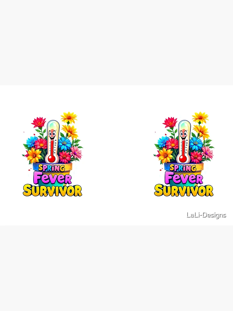 Thumbnail 4 of 4, Coffee Mug, Spring Fever Survivor – Funny Colorful Springtime Design designed and sold by LaLi-Designs.