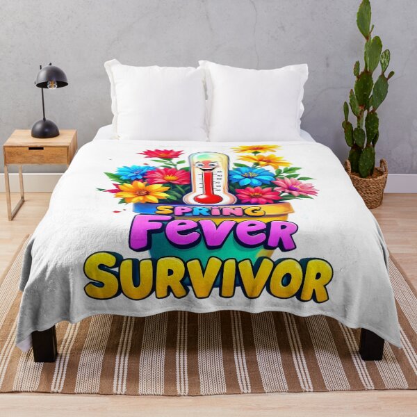Item preview, Spring Fever Survivor – Funny Colorful Springtime Design designed and sold by LaLi-Designs.