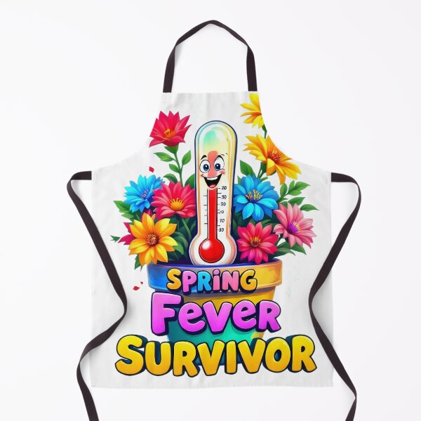 Item preview, Spring Fever Survivor – Funny Colorful Springtime Design designed and sold by LaLi-Designs.