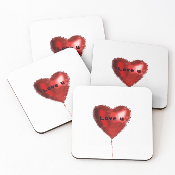 Item preview, Shiny Red Heart Balloon designed and sold by artbyemme.